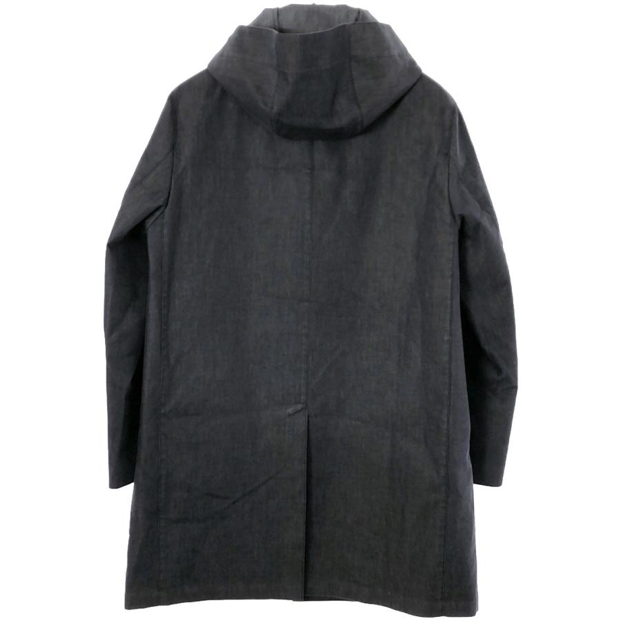 マッキントッシュ　ネイビー　コットン　ゴム引きフーデットコート マッキントッシュ コットン ゴム引きコート 40 メンズ ネイビー