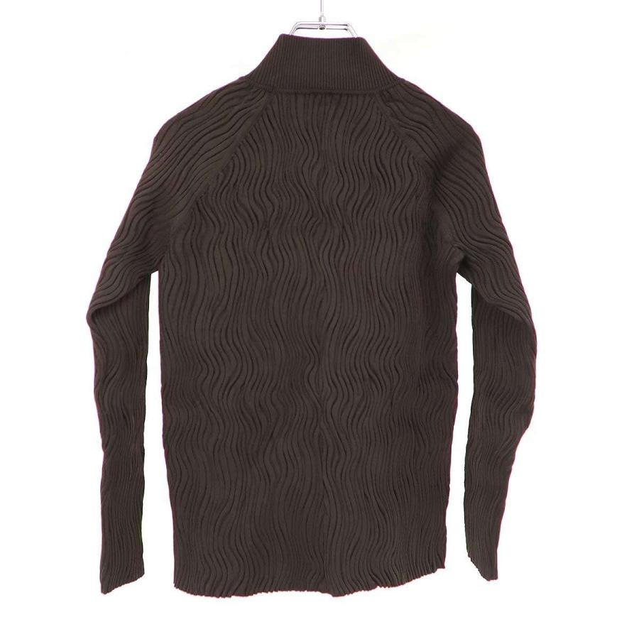 HERMES エルメス 23AW ランダムプリーツハイネックニットセーター 3H2626DP ブラック 40 HERMES（エルメス） 23AW ランダムプリーツハイネックニットセーター