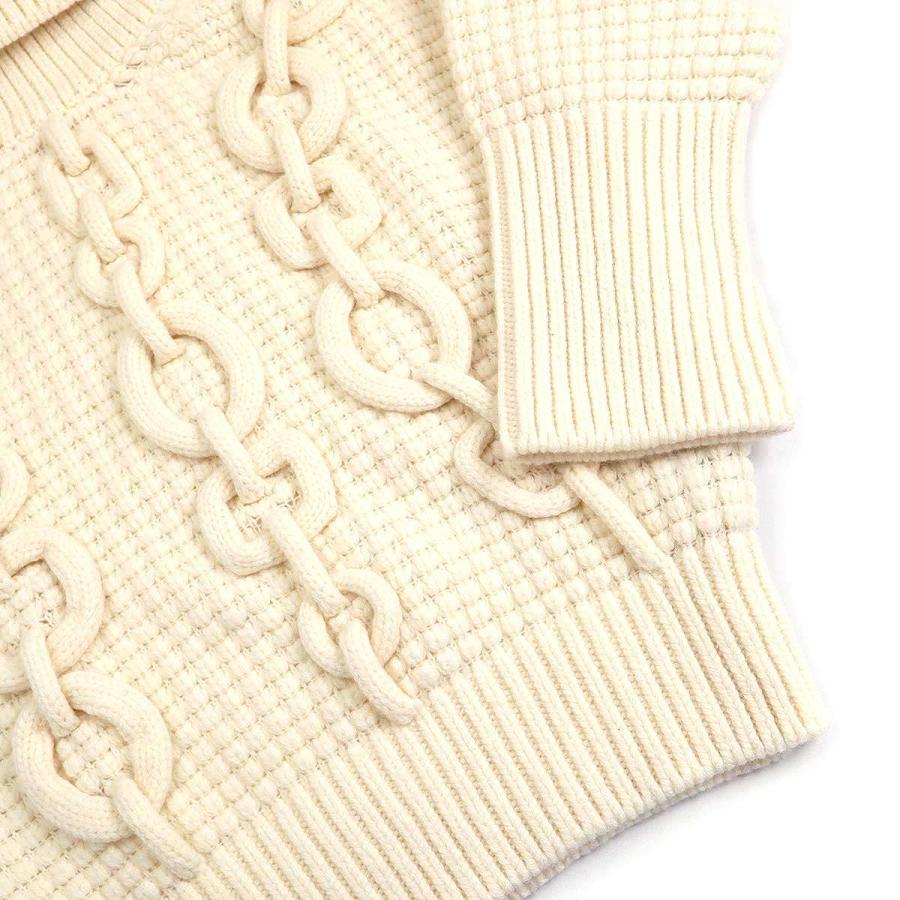 HERMES エルメス 23AW シェーヌダンクル タートルネックニット HERMES エルメス 23AW シェーヌダンクル タートルネックニット