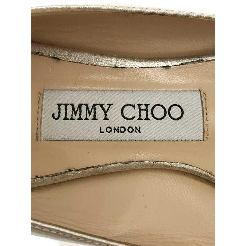 JIMMY CHOO ジミー チュウ GINNY ビジュー装飾フラットシューズ