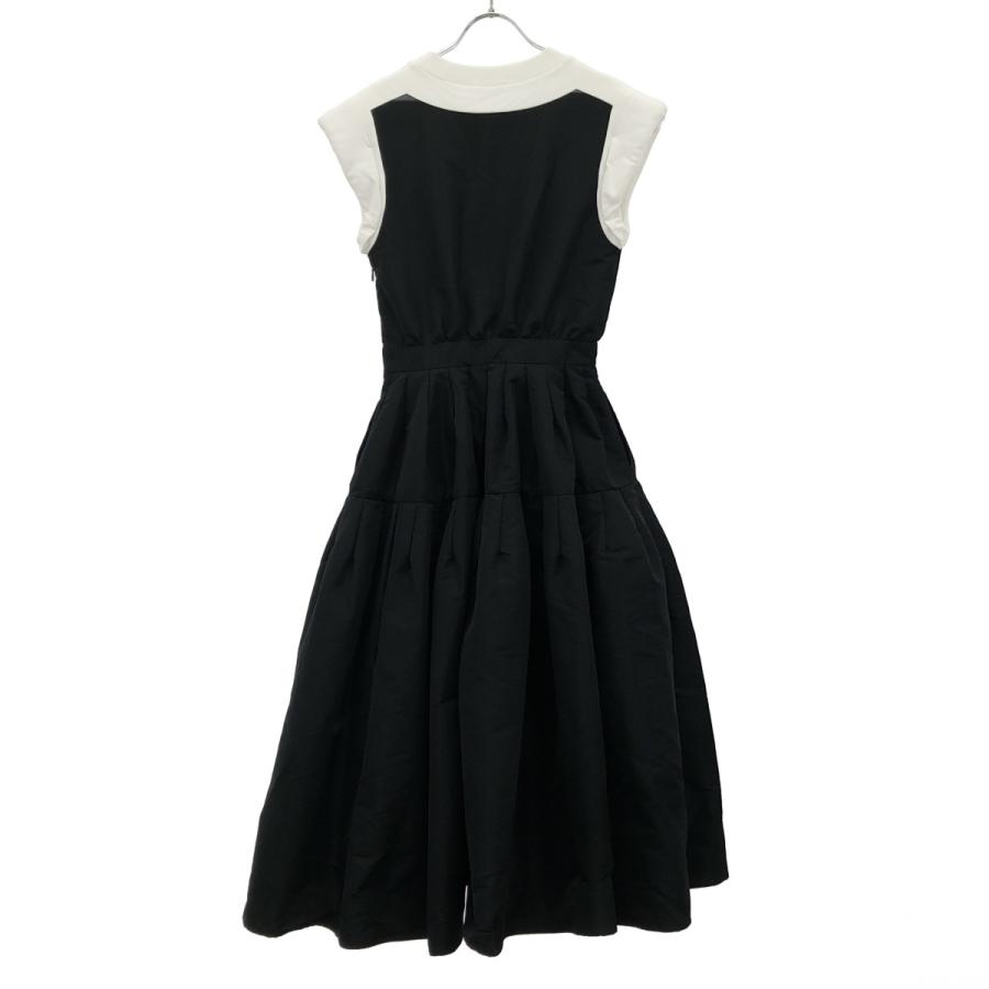 ALEXANDER McQUEEN アレキサンダーマックイーン 21AW ボリューム ドレスワンピース 710195 QLAB7 ホワイト ブラック 38 ITXMNA4N1CB2_1