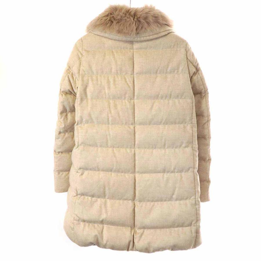 HERNO ヘルノ PIACENZA社製生地 シルクカシミヤフォックスファー