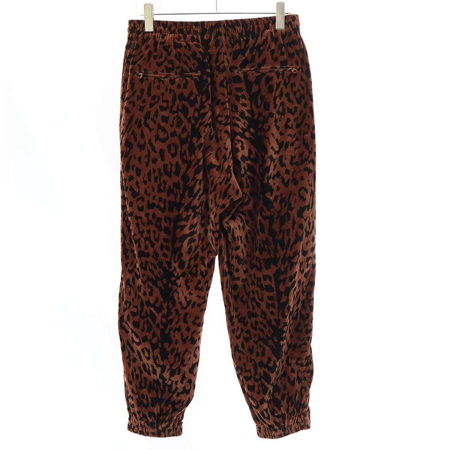 WACKO MARIA ワコマリア 23SS LEOPARD VELVET PANTS レオパードベルベットパンツ  ブラウン M ITXNUUYGP79S｜modescape｜02