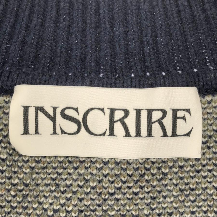 INSCRIRE - INSCRIRE アンスクリア 19AW オーバーサイズアーガイルニットベスト I19AW-K24 ネイビー×マルチカラー F INSCRIRE アンスクリア 19AW オーバーサイズアーガイルニット