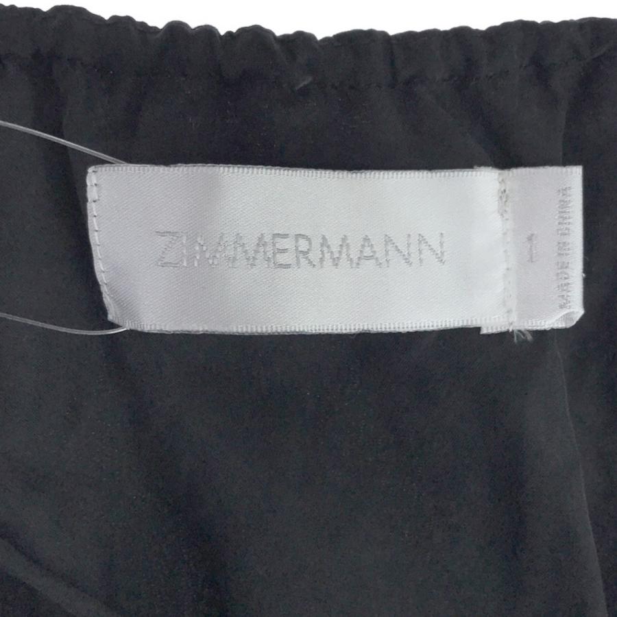Zimmermann ジマーマン フェザーチャーム シルクワンピース ブラック 1 