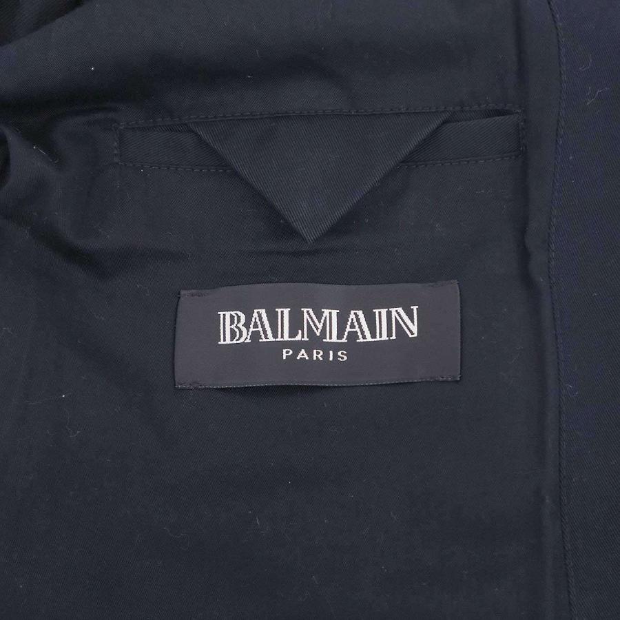 BALMAIN HOMME バルマン オム 11SS クレストパッチ A2フライトジャケット  ネイビー 46 ITXPYO86U8SCの画像