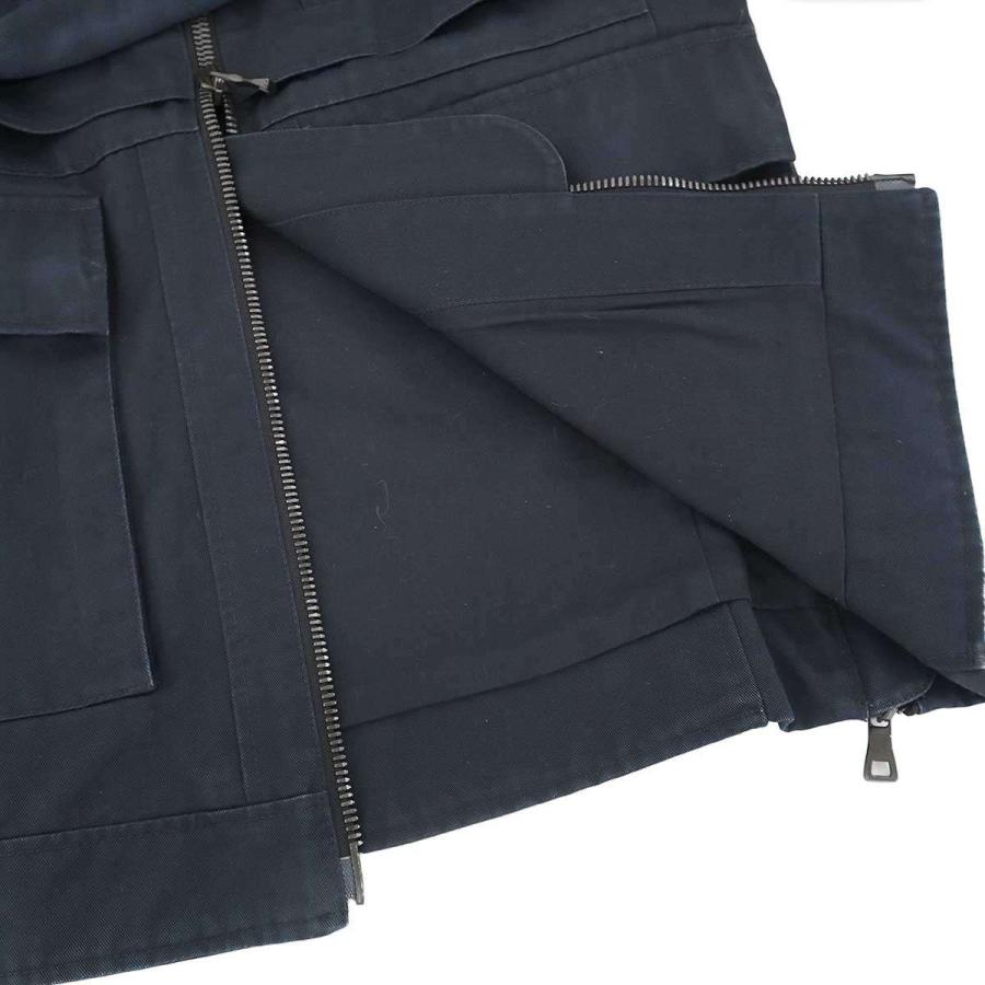 BALMAIN HOMME バルマン オム 11SS クレストパッチ A2フライトジャケット  ネイビー 46 ITXPYO86U8SCの画像