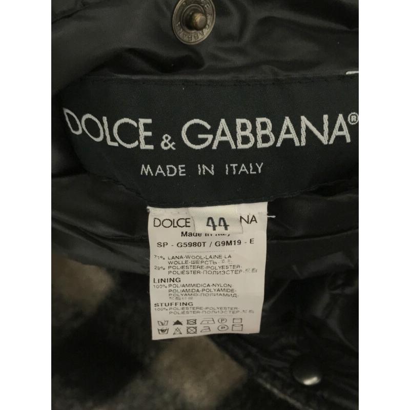 DOLCE&GABBANA（ドルチェ & ガッバーナ） リバーシブル ウールチェック