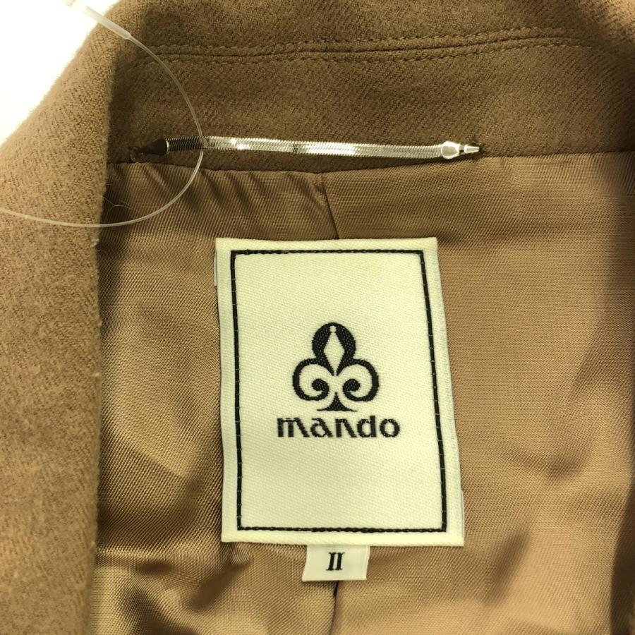 mando（マンド） 21AW ウールストレッチフランネル4Bダブルジャケット