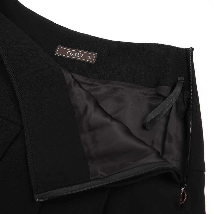 FOXEY フォクシー プリーツフレアスカート 37605-SSFN403K ブラック 38 ITXSSBJB2FF8 | FOXEY | 02