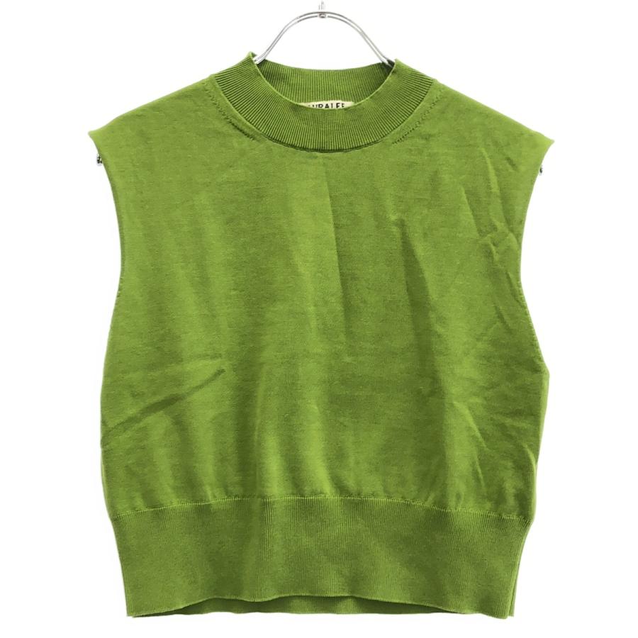 AURALEE（オーラリー） 24SS SUPER HIGH GAUGE COTTON KNIT SLEEVELESS