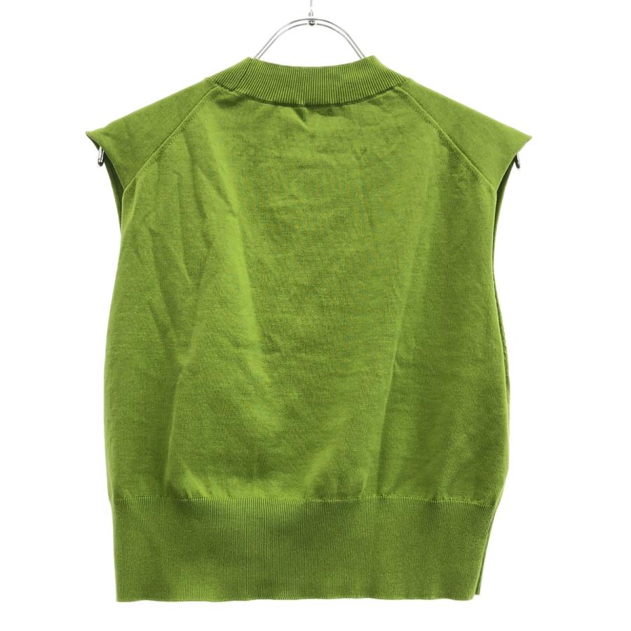 AURALEE 緑 ニットベスト AURALEE（オーラリー） 24SS SUPER HIGH GAUGE COTTON KNIT SLEEVELESS