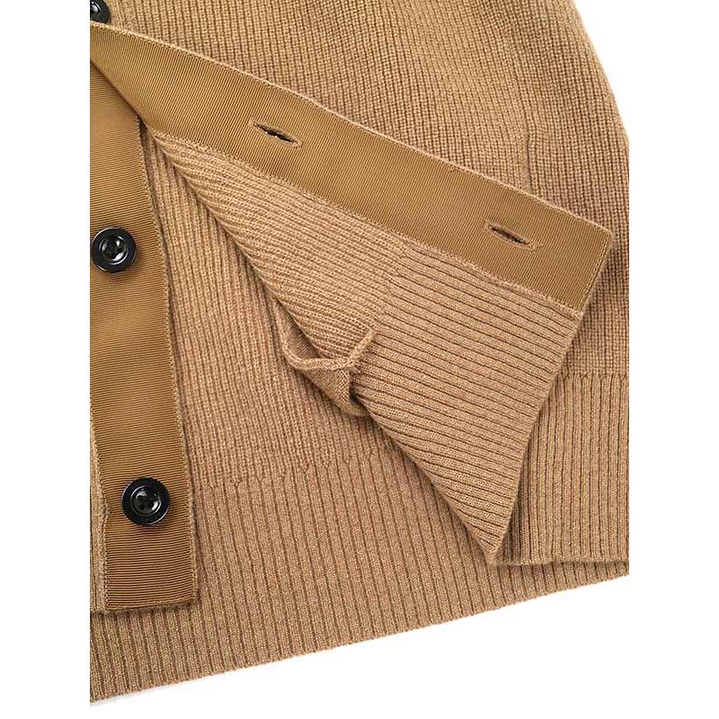sacai サカイ 23AW Chiffon Mix Wool Knit Cardigan シフォン sacai サカイ 23AW Chiffon Mix Wool Knit Cardigan シフォン
