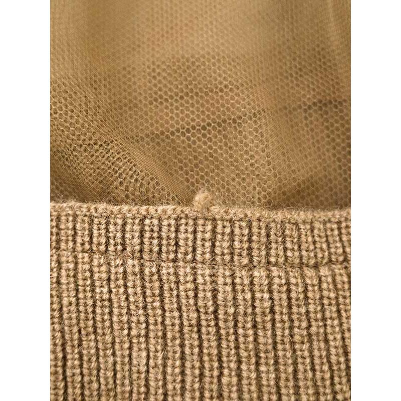 トップス sacai Chiffon Mix Wool Knit Cardigan 2023AW サカイ sacai Chiffon Mix Wool Knit Cardigan シフォン