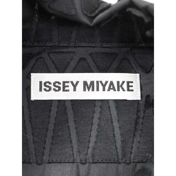 ISSEY MIYAKE イッセイミヤケ 17SS ポリエステルデザインノースリーブ  