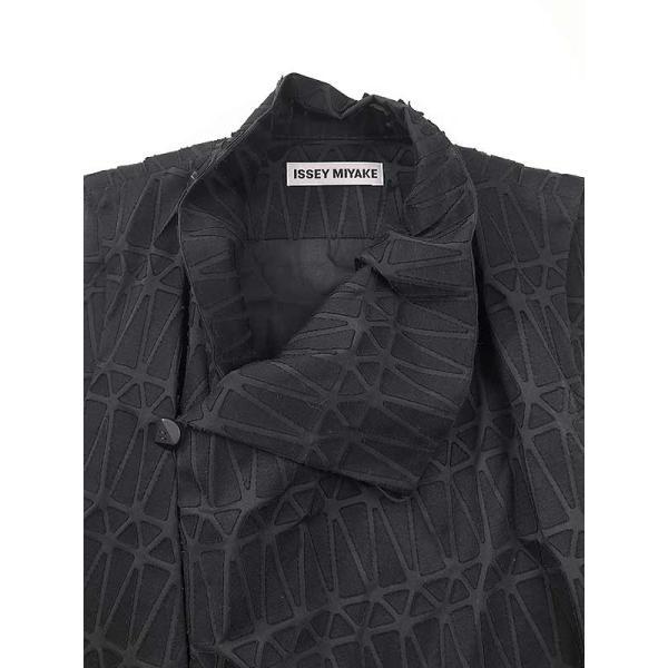 ISSEY MIYAKE イッセイミヤケ 17SS ポリエステルデザインノースリーブ 