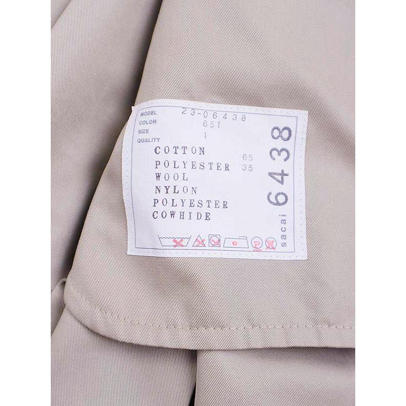 sacai サカイ 23SS Cotton Gabardine コットンギャバジン sacai サカイ 23SS Cotton Gabardine コットンギャバジン