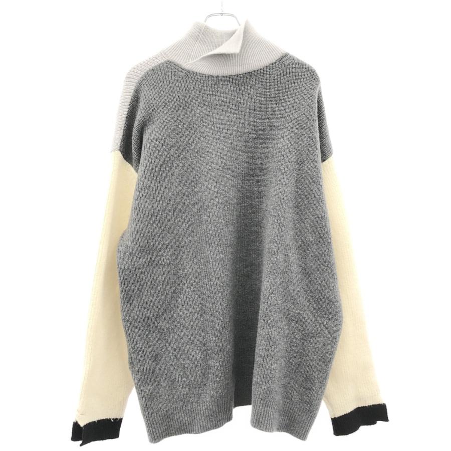 CULLNI（クルニ） 23AW Double High Neck Slit Knit ダブルハイネック 