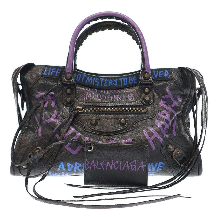 BALENCIAGA バレンシアガ グラフィティ クラシック シティ S レザー