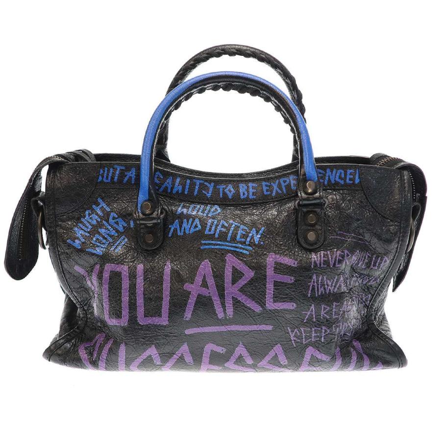 BALENCIAGA バレンシアガ グラフィティ クラシック シティ S レザー