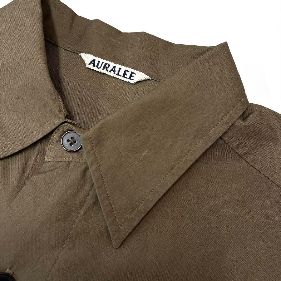 AURALEE（オーラリー） 25W WASHED FINX TWILL BIG SHIRT ウォッシュド