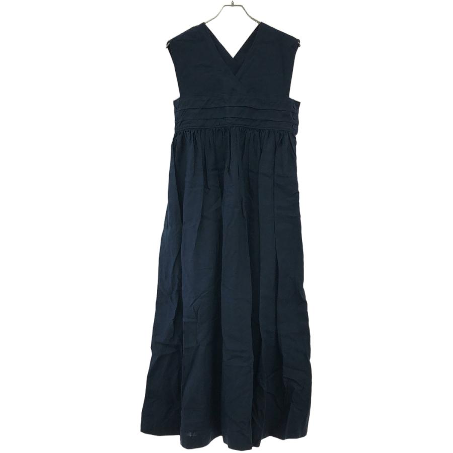 美品✴︎Hyke LINEN MAXI DRESS サイズ1 ハイク ネイビー 麻 LINEN MAXI DRESS-リネンマキシドレス-HYKE（ハイク）通販| st company