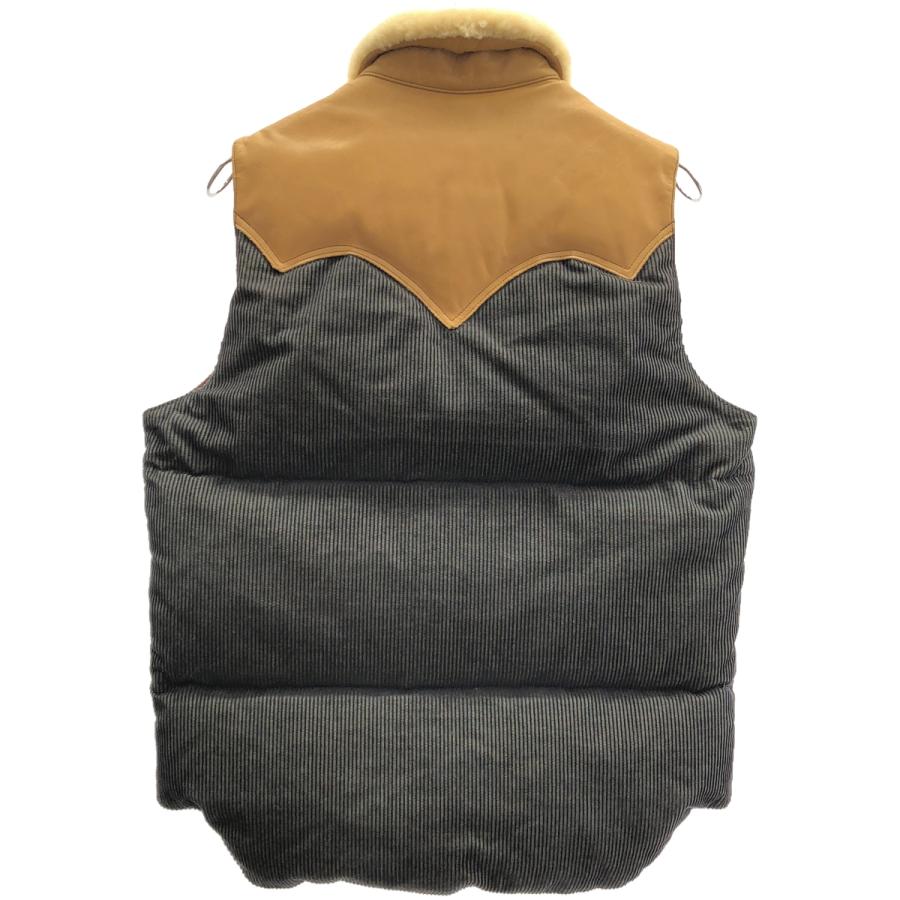 美品【ロンハーマン × ロッキーマウンテン】ボア付き デニム ダウンベスト 40 美品【ロンハーマン × ロッキーマウンテン】ボア付き デニム ダウン