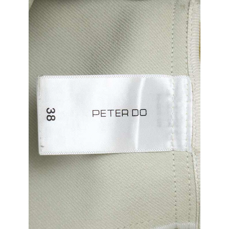 PETER DO ピータードゥー 21SS ハイウエストリブ トラウザーパンツ 