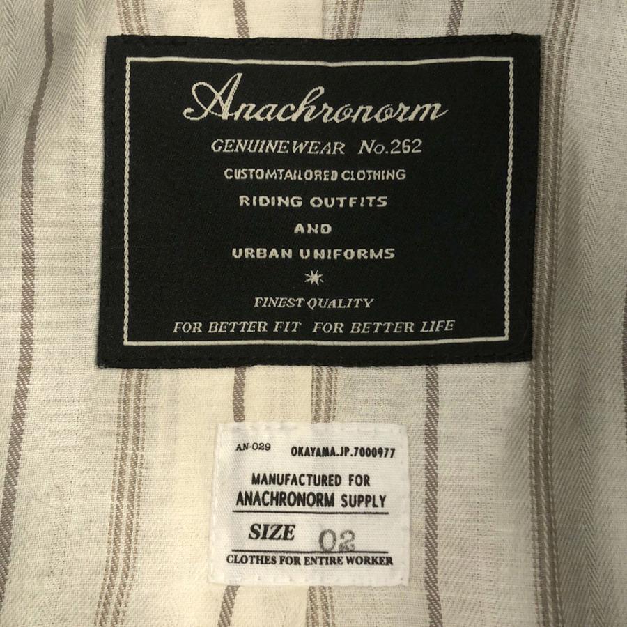 Anachronorm（アナクロノーム） ホースレザー切替 ウールPコート