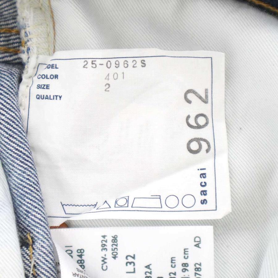 sacai×Levi's サカイ リーバイス 25SS Denim Pants ベルテッドバギー