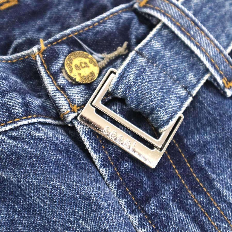 sacai×Levi's サカイ リーバイス 25SS Denim Pants ベルテッドバギー
