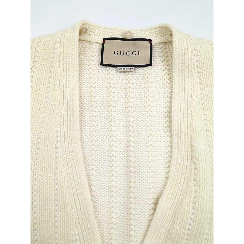 GUCCI（グッチ） 22AW ウールカシミヤブレンド ファーニット 