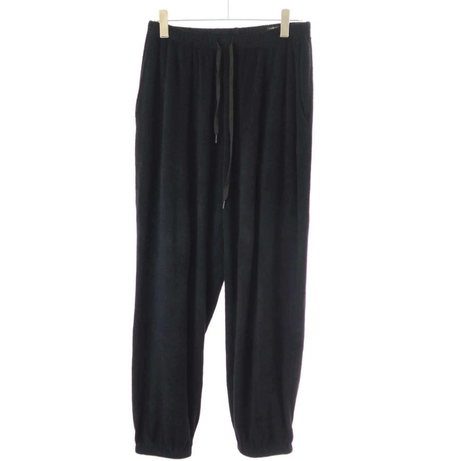 COMOLI コモリ 25SS パイルパンツ B01-05041 ブラック 3 ITYAOHJYU4OG