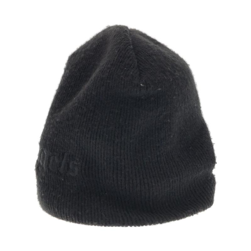 Palm Angels（パームエンジェルス） ロゴ刺繍ニットキャップ ブラック