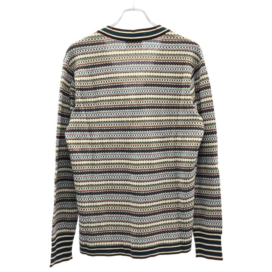 【レア】ロンハーマン　ミッソーニ 別注チェック柄ニットカーディガン ブランド古着】ミッソーニ 別注チェック柄ニットカーディガン