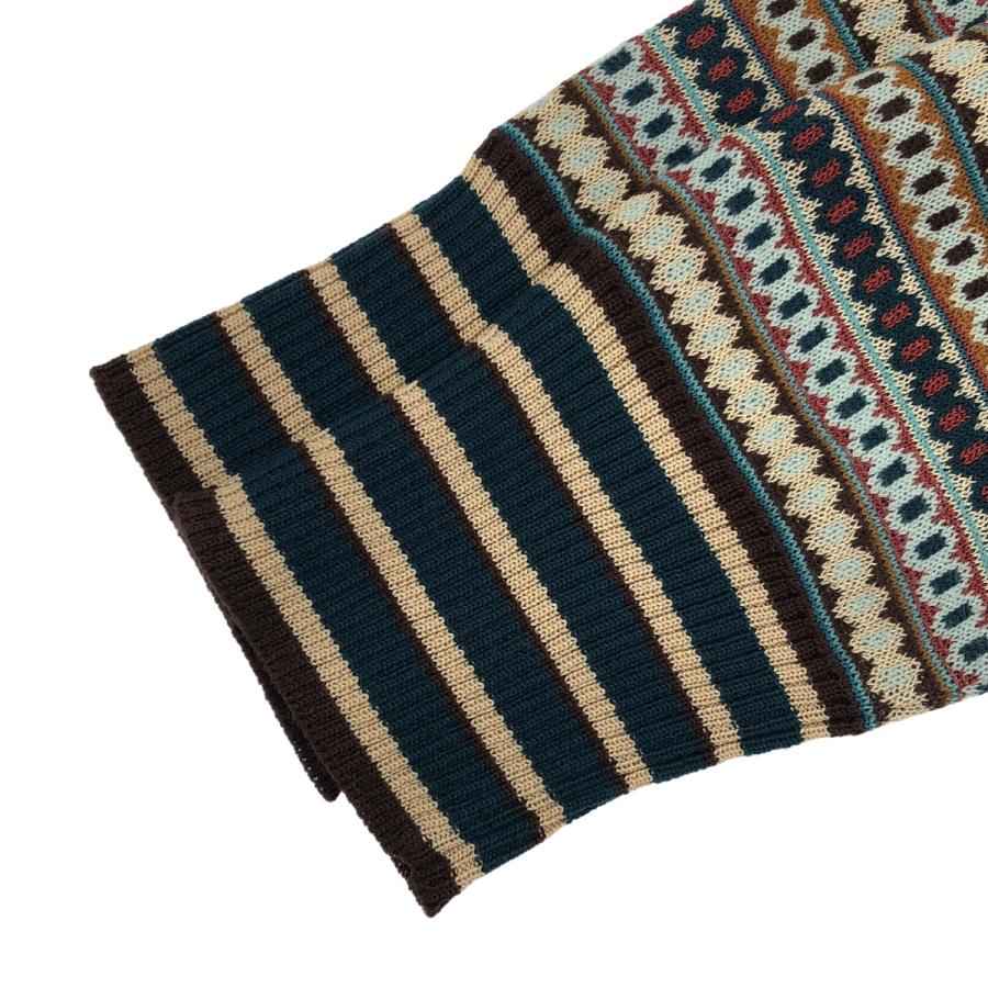 【レア】ロンハーマン　ミッソーニ 別注チェック柄ニットカーディガン レア】ロンハーマン ミッソーニ 別注チェック柄ニットカーディガン