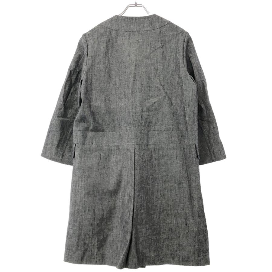 16aw MARNIノーカラータイロッケンコート46 メンズオーバーサイズ