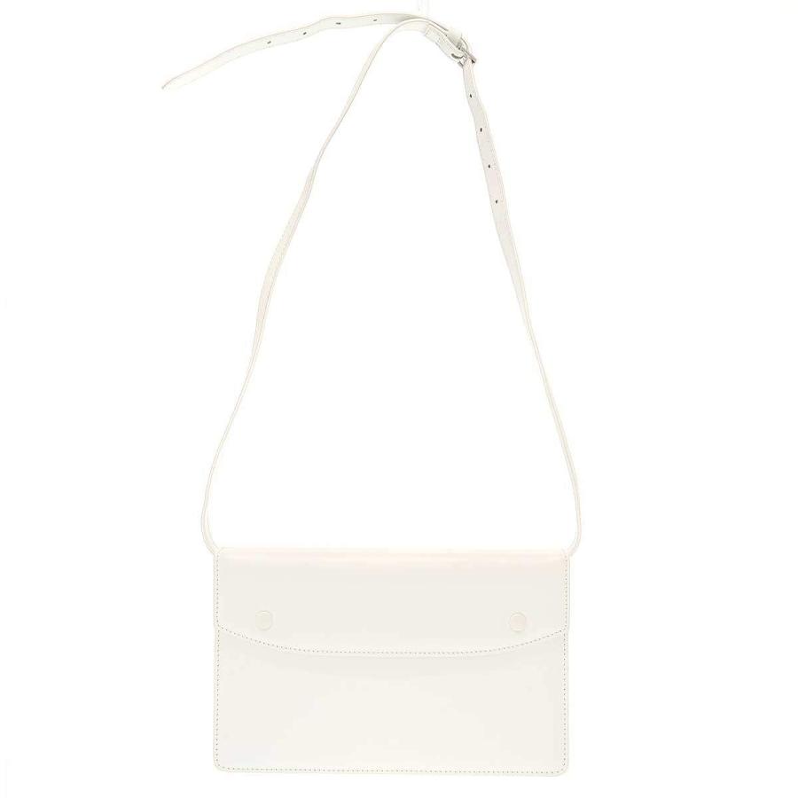 Maison Margiela ホワイト レザー ショルダーバッグ