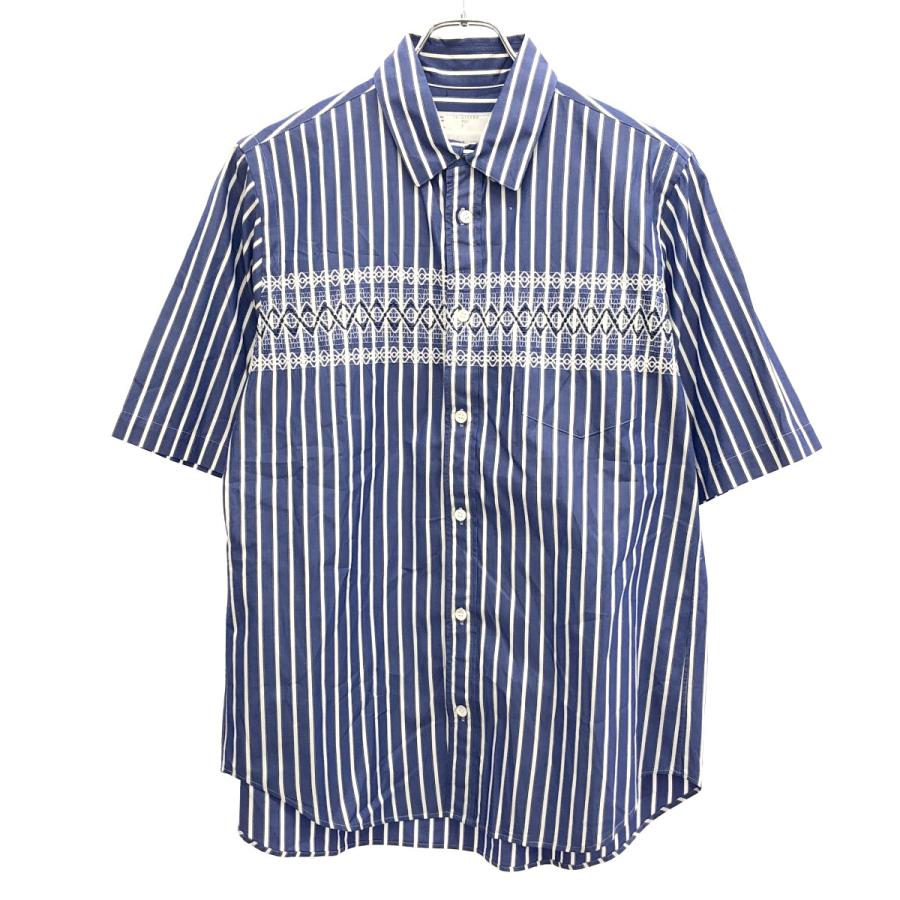 sacai（サカイ） 18SS エンブロイダリーストライプショート