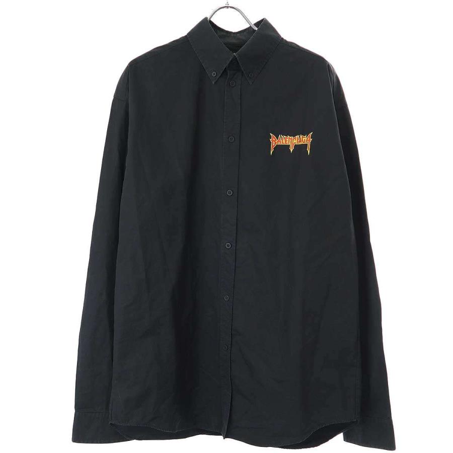 BALENCIAGA バレンシアガ 22AW Metal Logo Shirt メタルロゴ BALENCIAGA バレンシアガ 22AW Metal Logo Shirt メタルロゴ