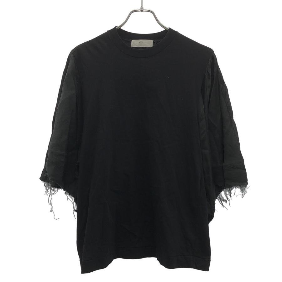 TOGA PULLA トーガ プルラ 24AW Cotton jersey T-shirt コットンジャージーTシャツ TP242-JK236 ブラック 36 TOGA PULLA（トーガ プルラ） トーガ プルラ 24AW Cotton jersey T