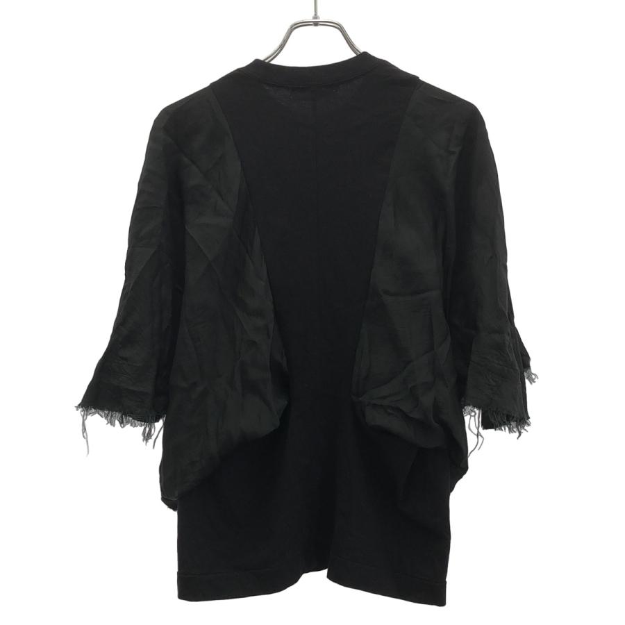 TOGA PULLA トーガ プルラ 24AW Cotton jersey T-shirt コットンジャージーTシャツ TP242-JK236 ブラック 36 TOGA PULLA（トーガ プルラ） トーガ プルラ 24AW Cotton jersey T