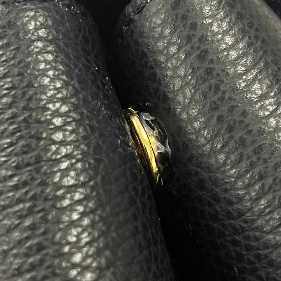 POLENE（ポレーヌ） Numero Un レザーショルダーバッグ ブラック