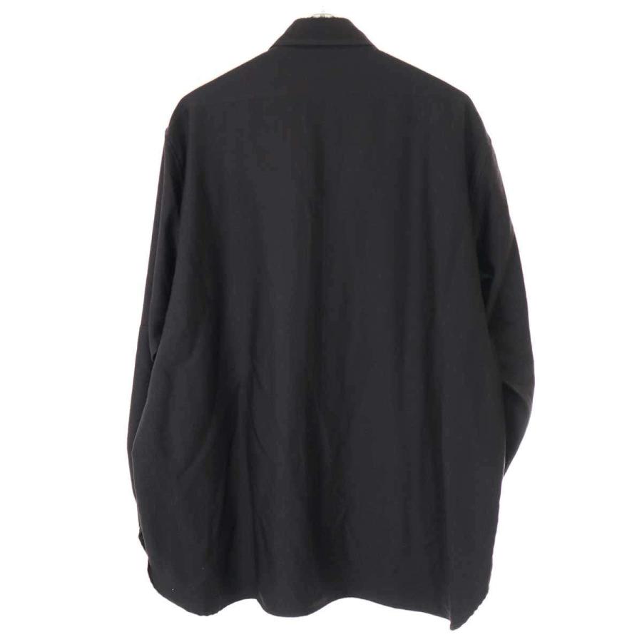 COMOLI コモリ 22AW ウールモールワークシャツ ネイビー 3 W03-02013 