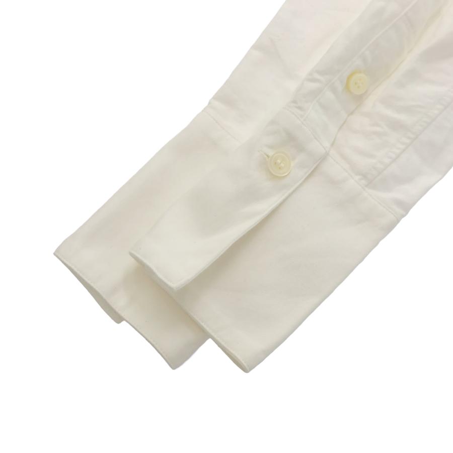 MADISON BLUE マディソンブルー 24SS NO COLLAR LONG SH OX ノーカラーチュニックシャツ MB241-5006 ホワイト 01 MADISON BLUE（マディソンブルー） 24SS NO COLLAR LONG SH OX ノー