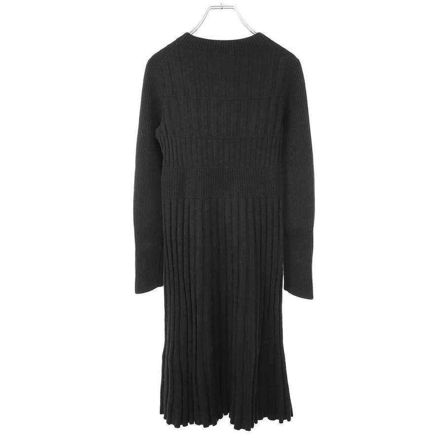 CHANEL（シャネル） リブプリーツウールニットワンピース P59747K07800 