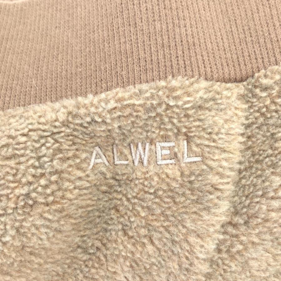 ALWEL オルウェル FLEECE PEG PANTS フリースパンツ FLEECE-6 ベージュ  