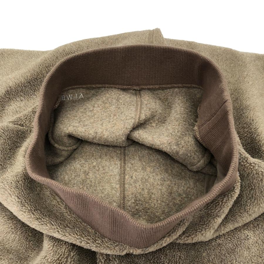 ALWEL オルウェル FLEECE PEG PANTS フリースパンツ FLEECE-6 ベージュ  