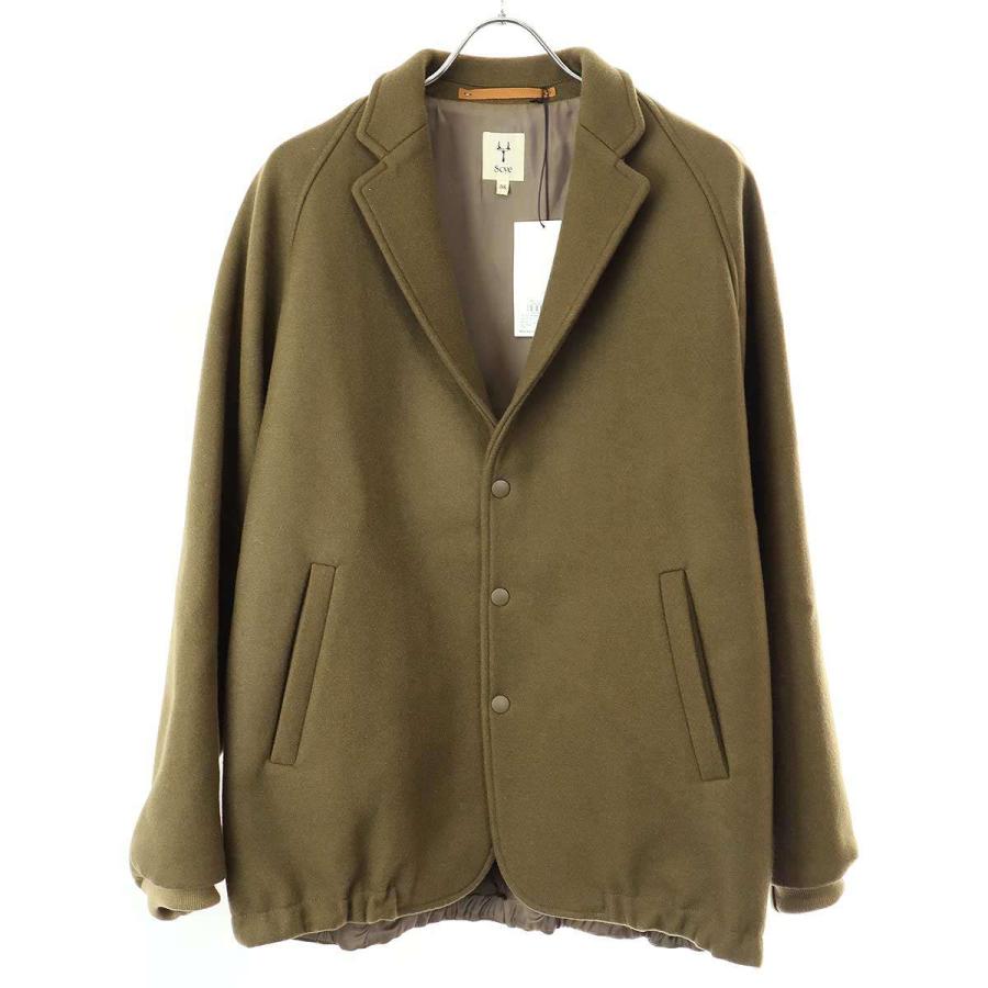 Scye SCYE サイ 24AW Super 140's WOOL MELTON SNAP JACKET Scye SCYE サイ 24AW Super 140's WOOL MELTON SNAP JACKET