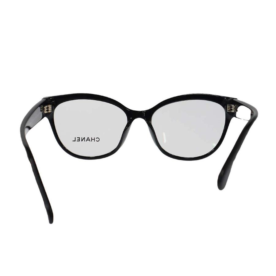 CHANEL（シャネル） 3440-H-A ココマークパールアイウェア ブラック 53